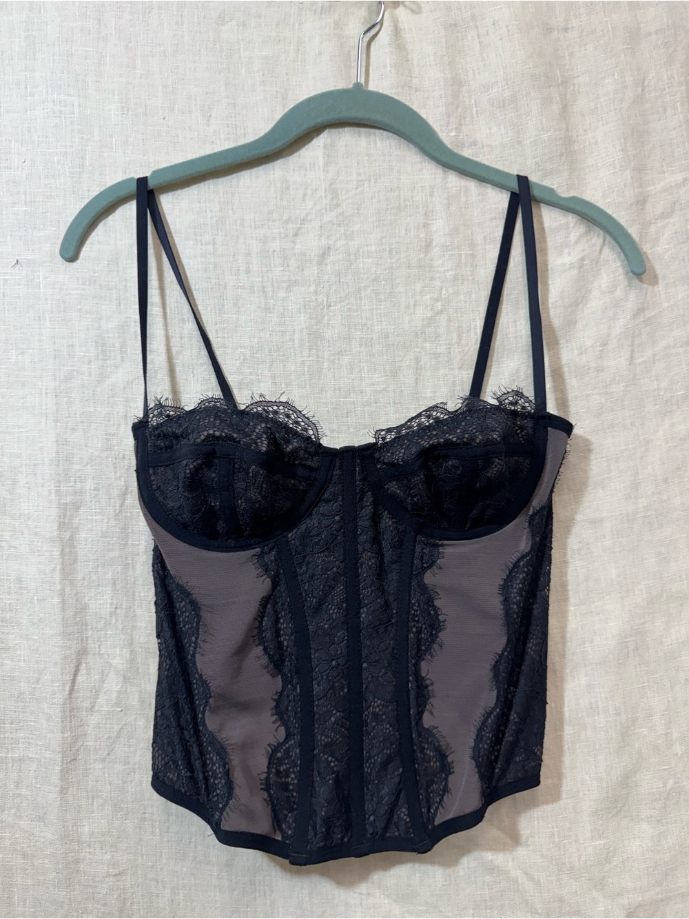 Urban Outfitters black corset lace
